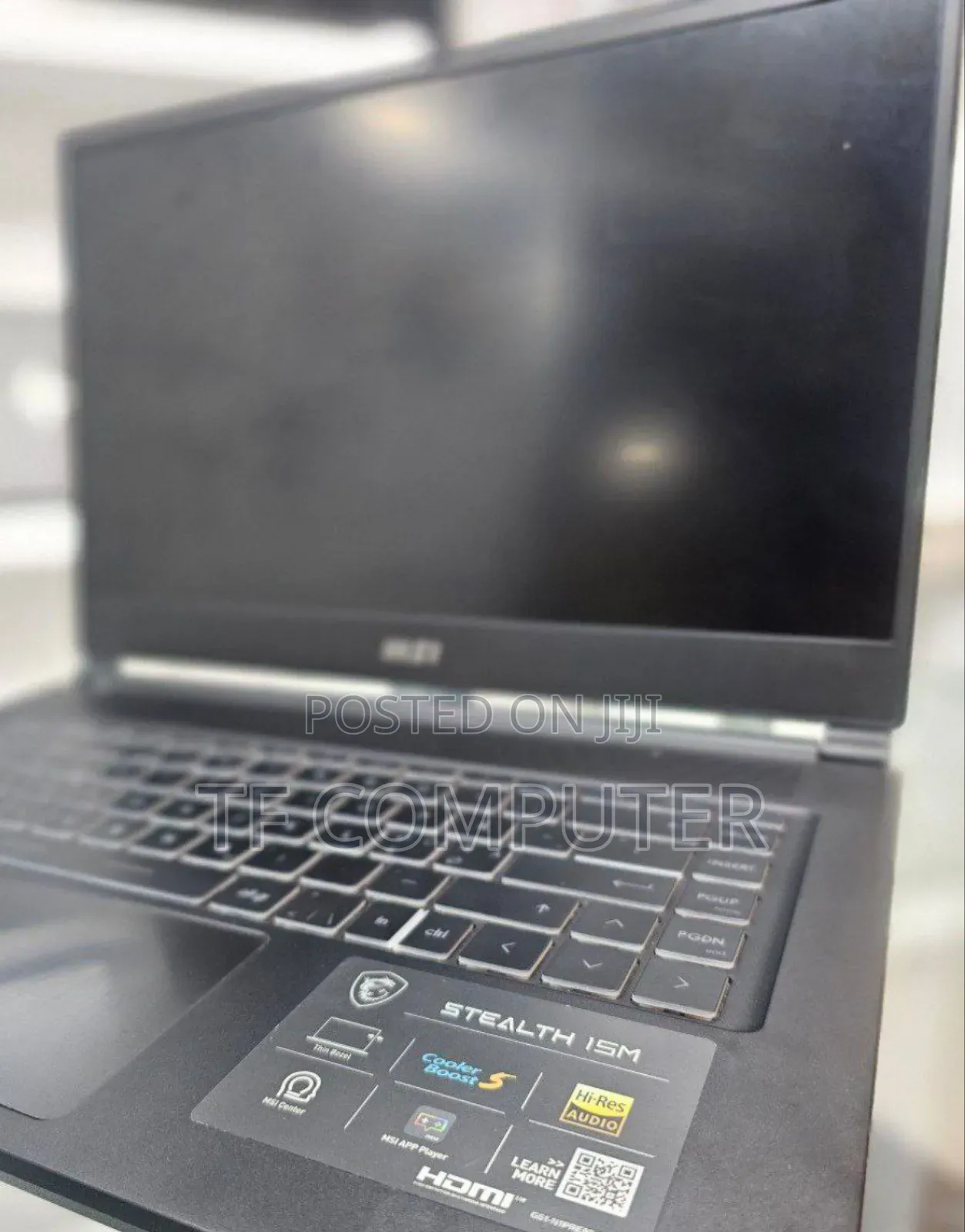 New Laptop MSI GS63 7RD Stealth 16GB Intel Core i7 SSD 1T