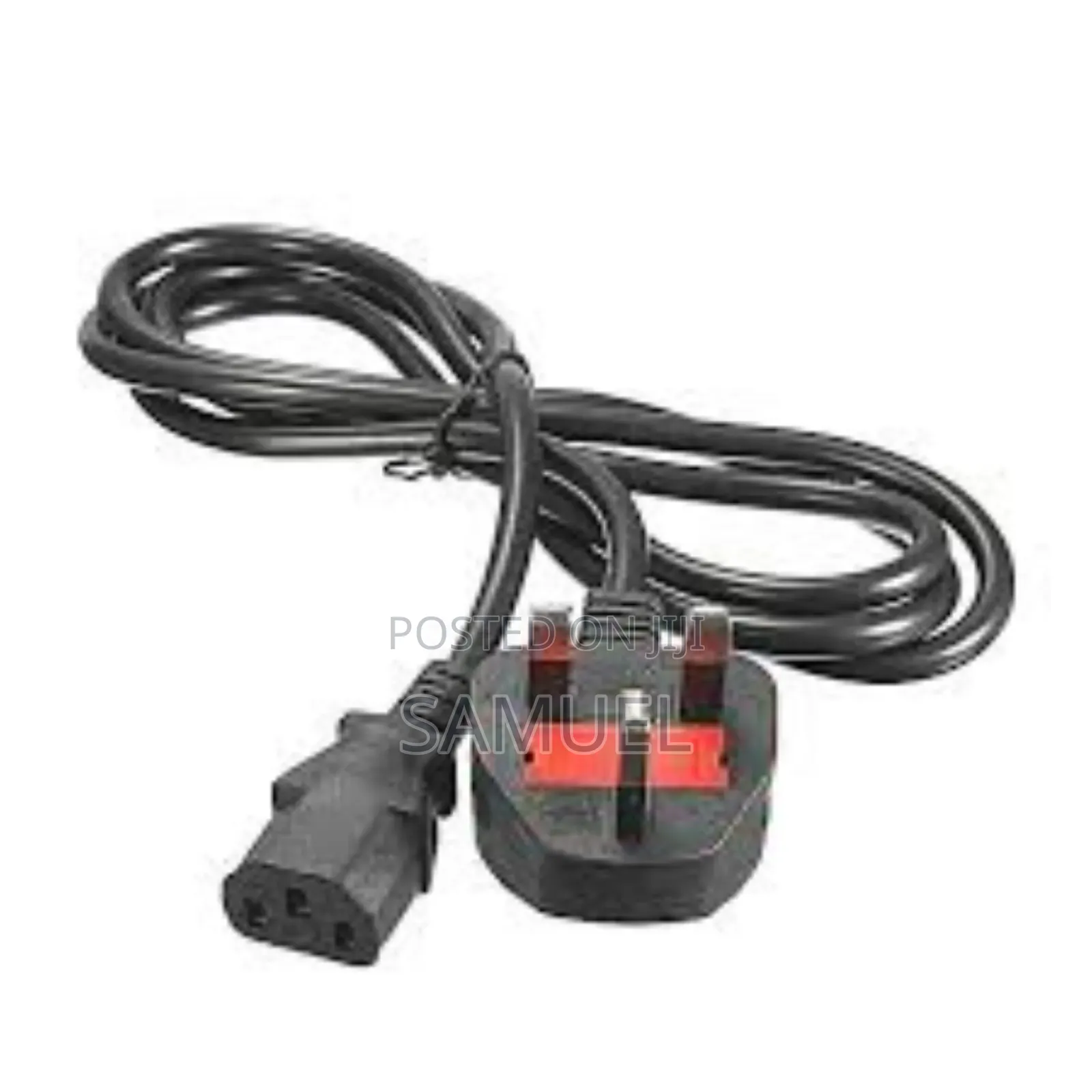 Power Cable With Fuse For Desktop, Computer, Refrigerator