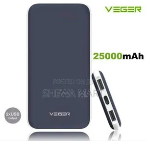 Photo - Original Veger Power Bank 25,000 Mahለስልካችን ባትሪ ቀዳሚና አራት ስልክ ቻርጅ ማድረግ