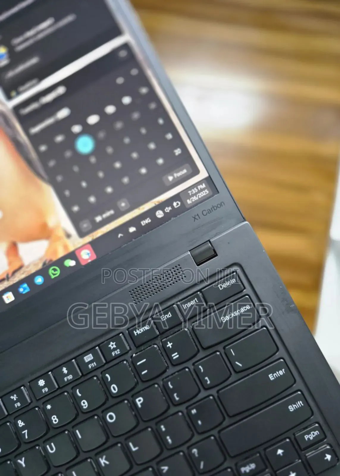 New Laptop Lenovo ThinkPad X1 Carbon 16GB Intel Core I7 SSD 512GB