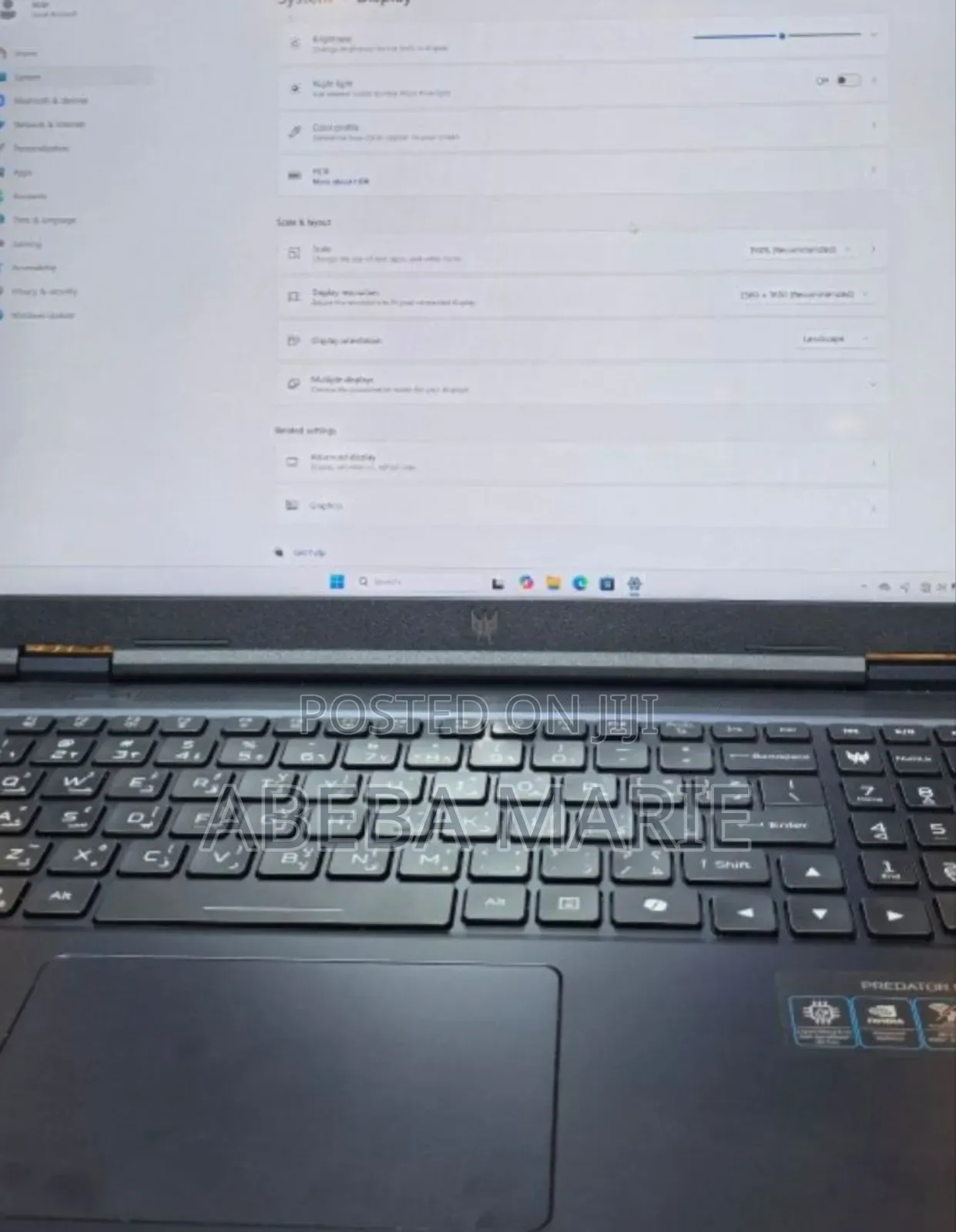 New Laptop Acer Predator Helios 300 16GB Intel Core I9 SSD 1T