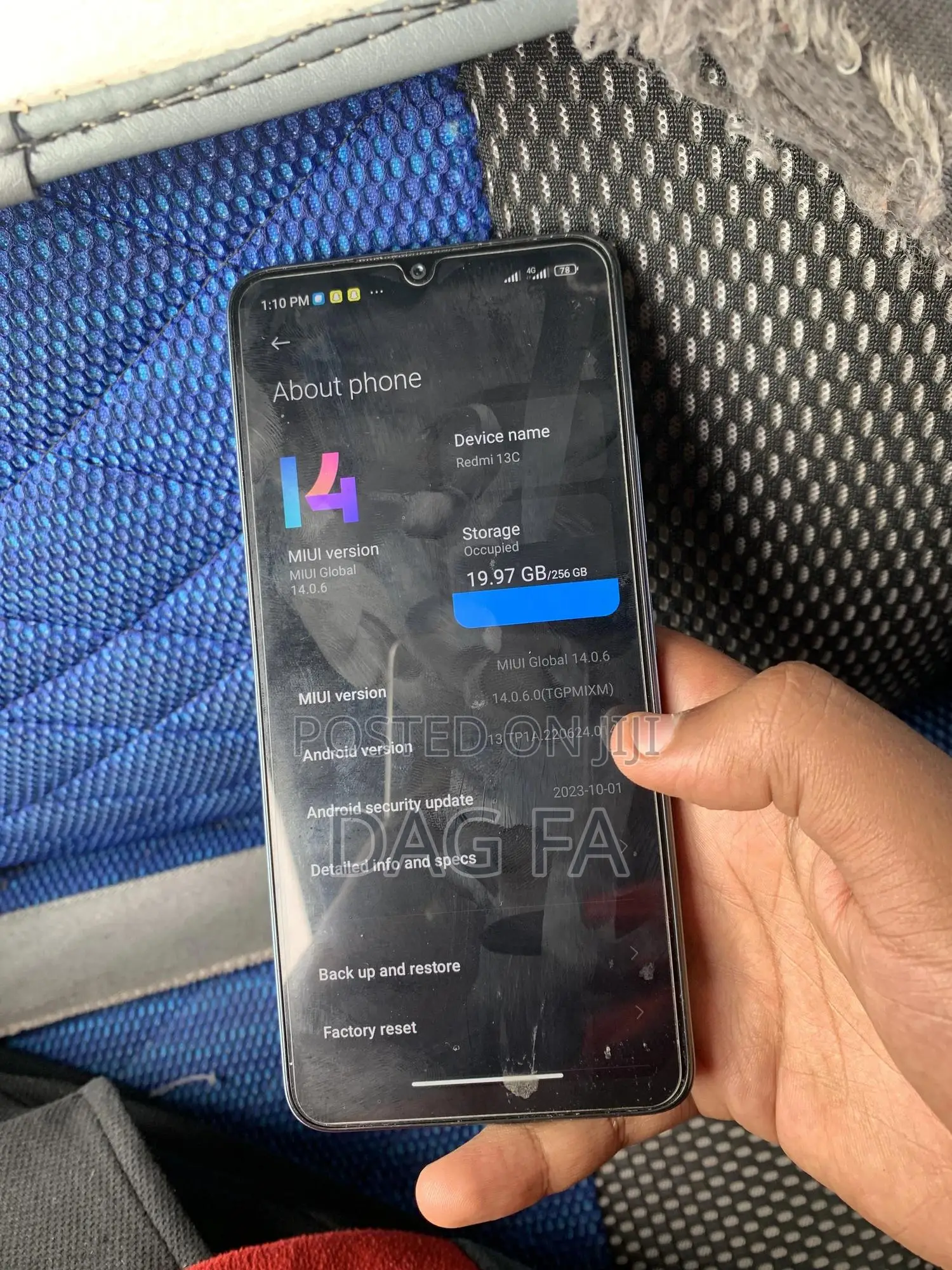 New Xiaomi Redmi 13C 256 GB Blue