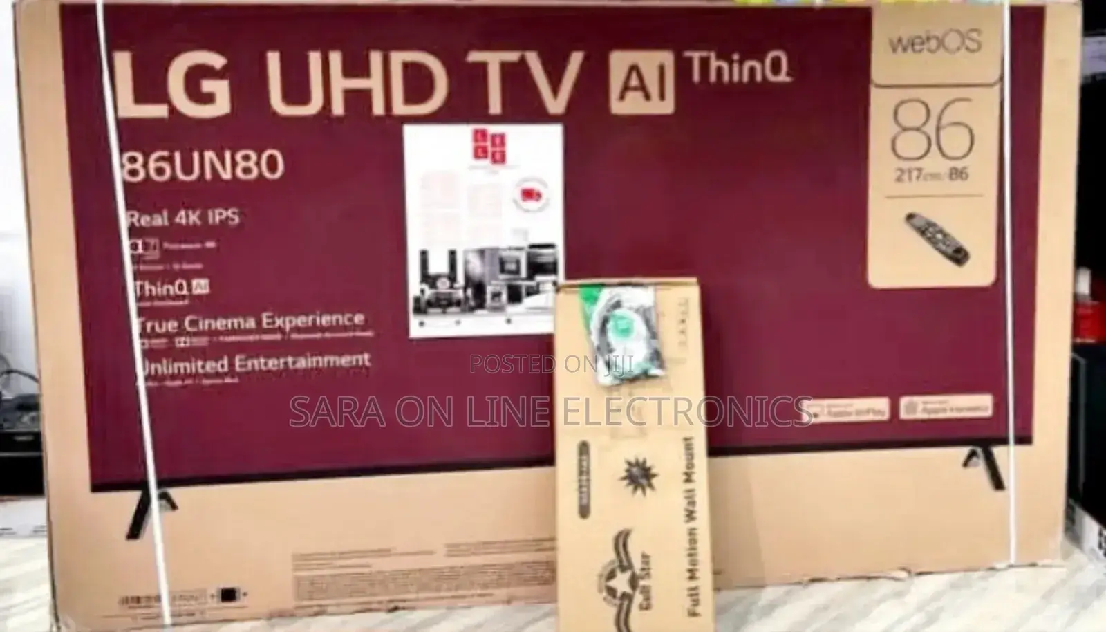 Lg 86" Uhd Tv Webos Hub Smart Tv