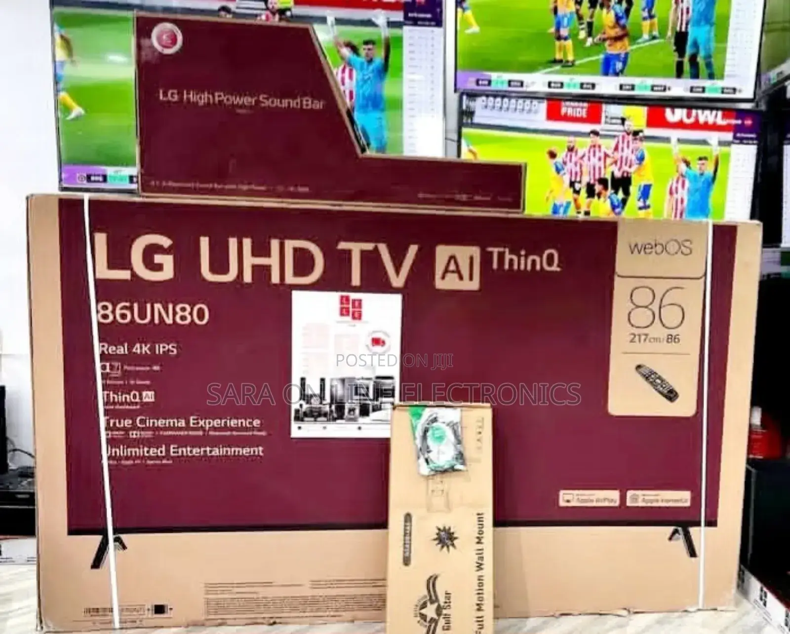 Lg 86" Uhd Tv Webos Hub Smart Tv