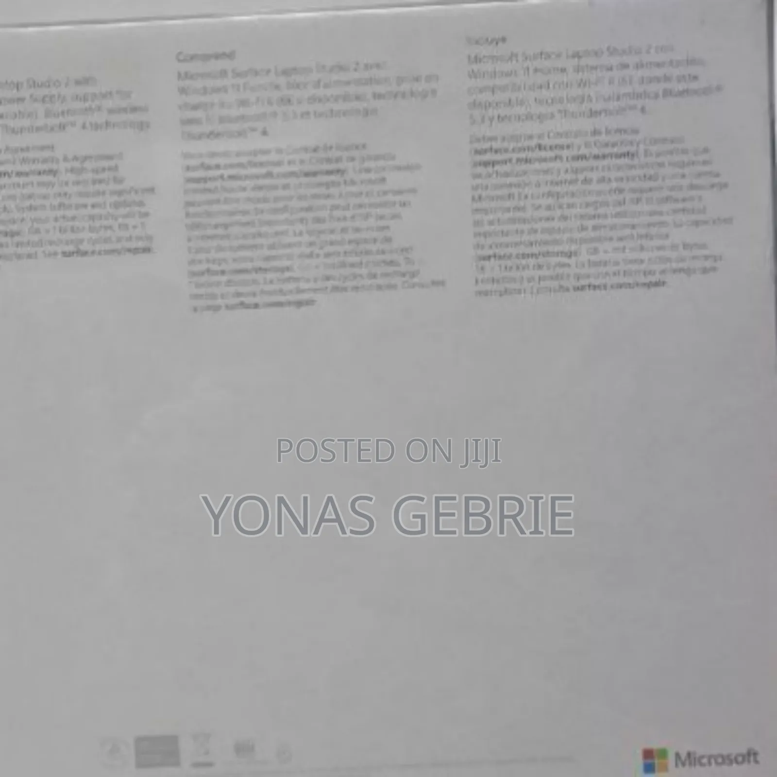 New Laptop Microsoft 16GB Intel Core I7 SSD 512GB