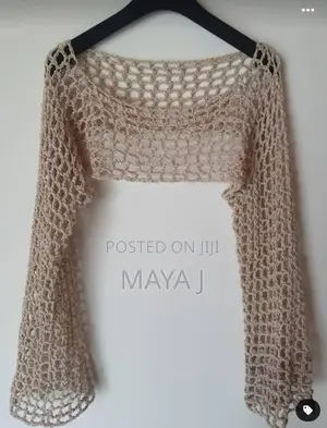Crochet Shrug Top Handmade