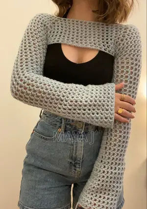Crochet Shrug Top Handmade
