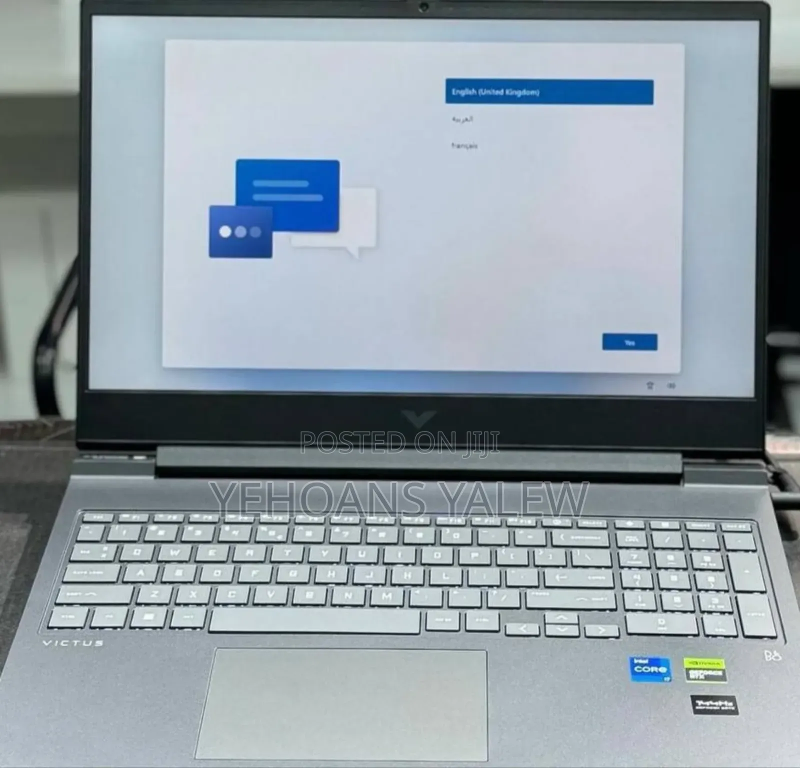 New Laptop HP Victus 16 16GB Intel Core I7 SSD 1T