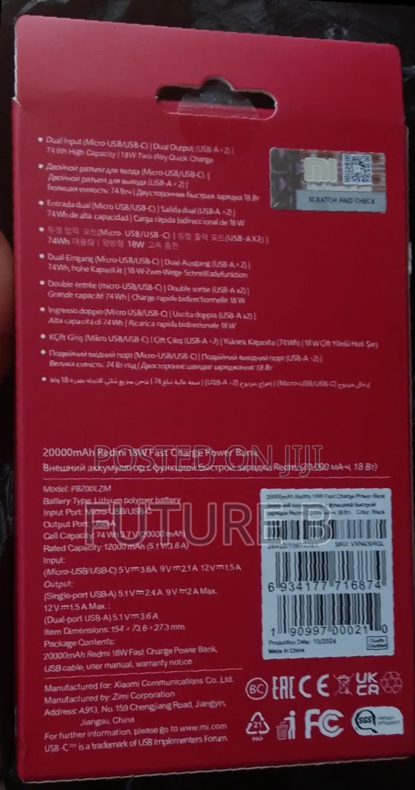 Redmi Powerbank Safe and Reliable Power