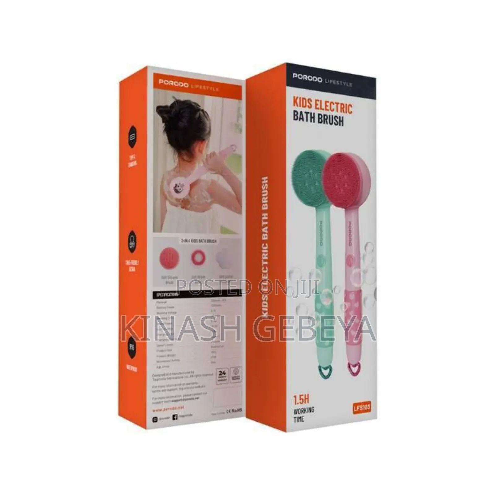 Porodo High Quality Electric Bath Brush
