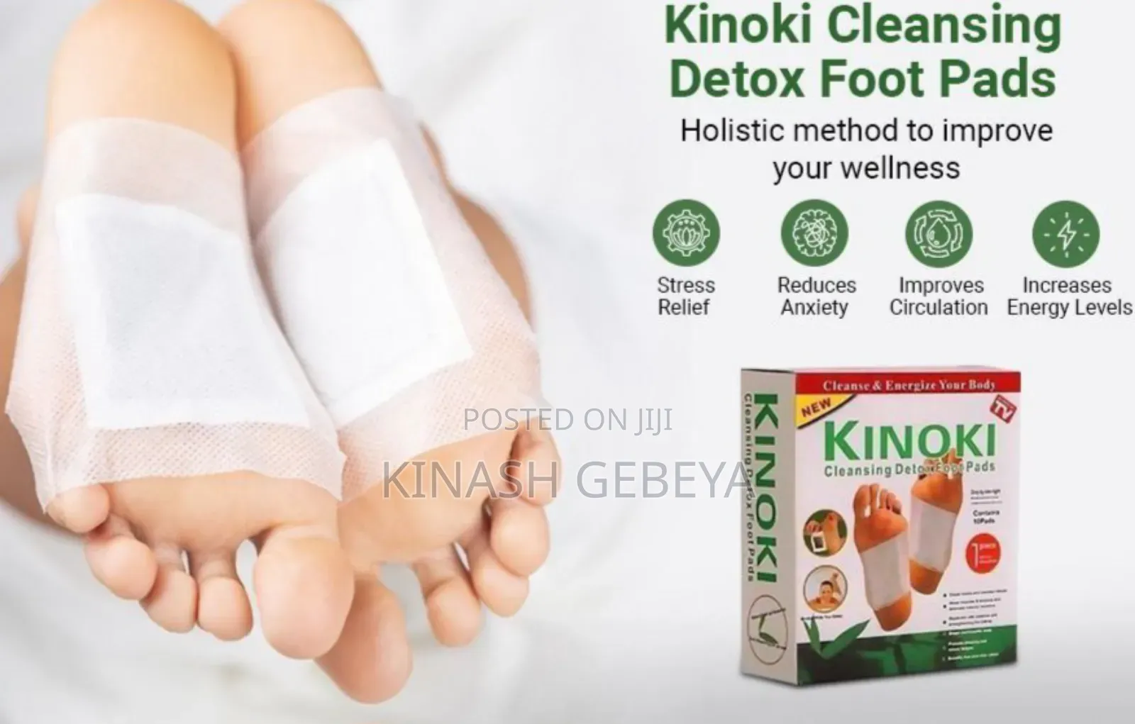 Kinoki Cleansing Detox Foot Pads