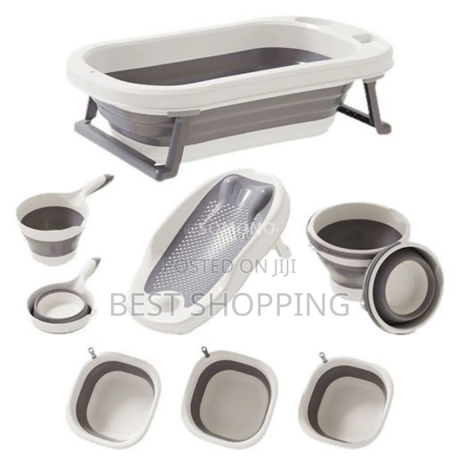 Baby Foldable Bathtub Set 7 in 1