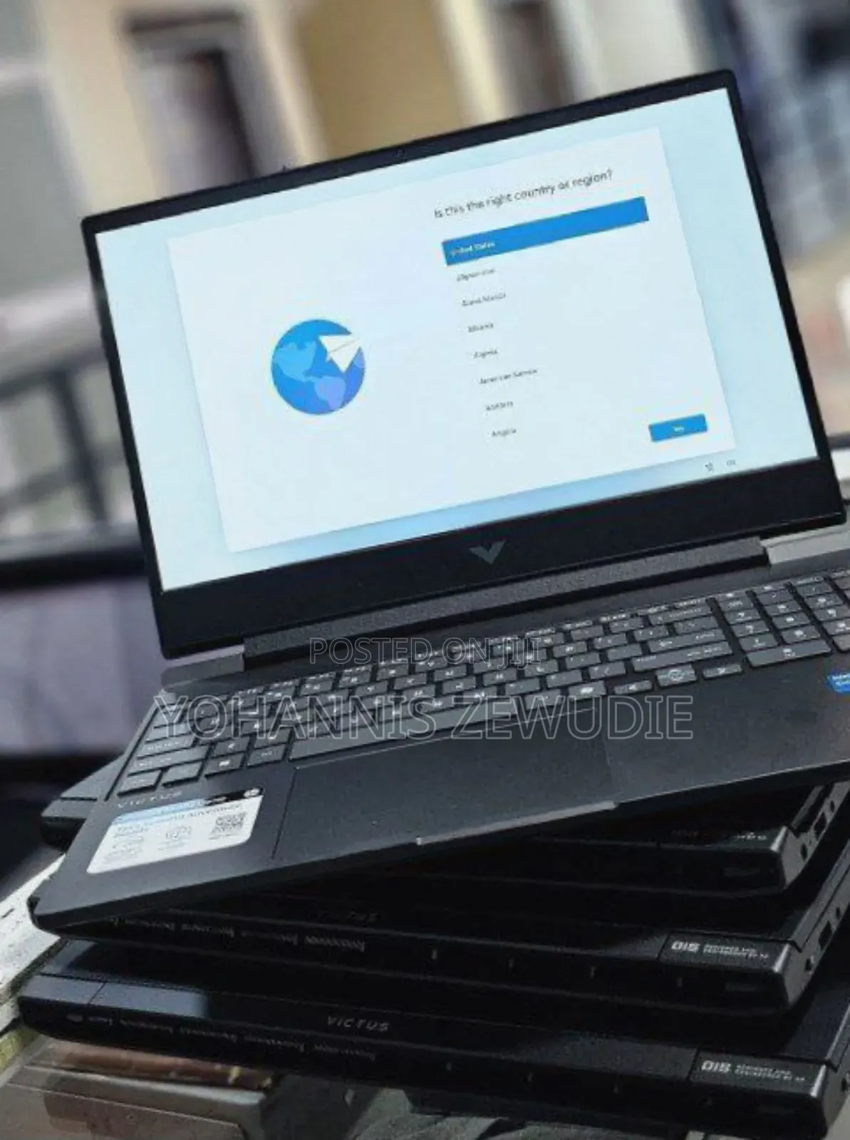 New Laptop HP Victus 15 16GB Intel Core I5 SSD 512GB