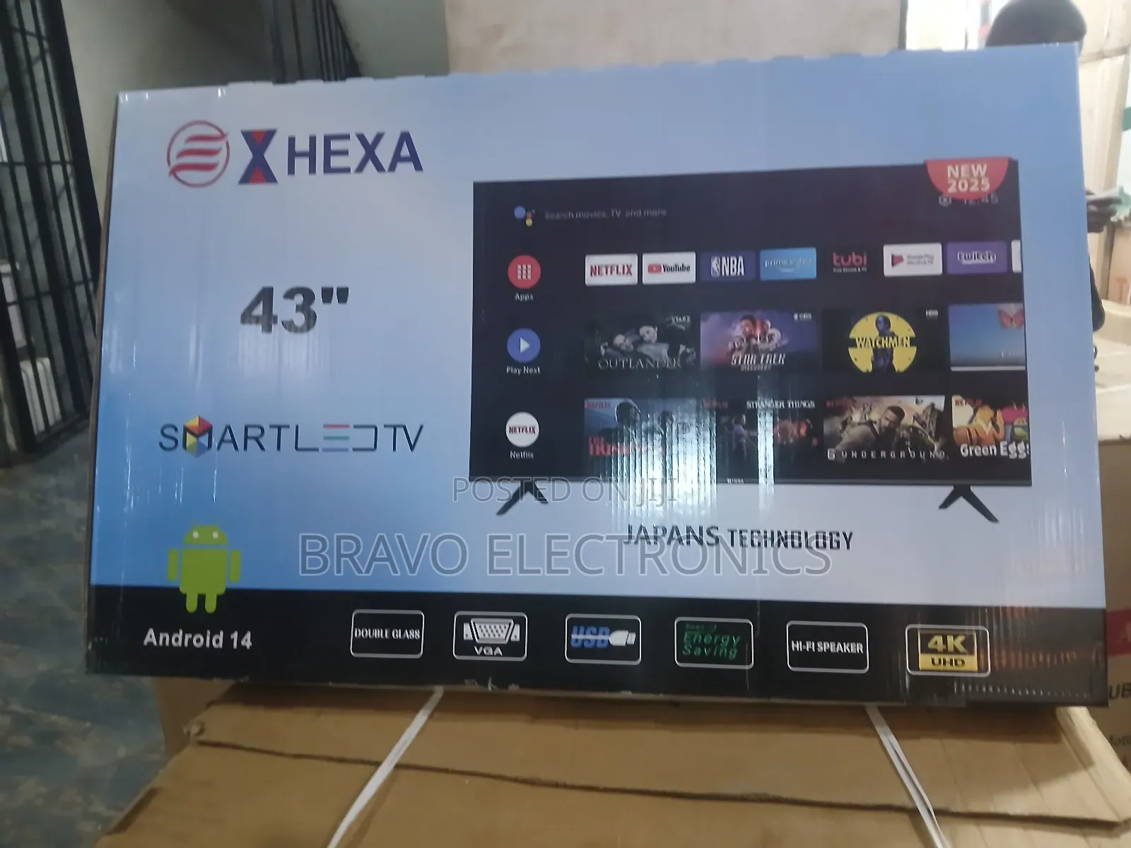 Hexa 43" Smart Tv – Android 14 (2025 Model)