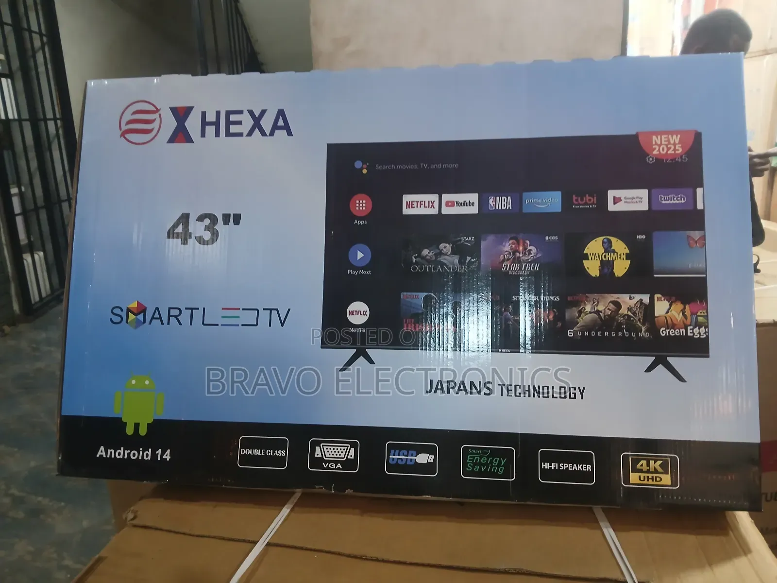 Hexa 43" Smart Tv – Android 14 (2025 Model)