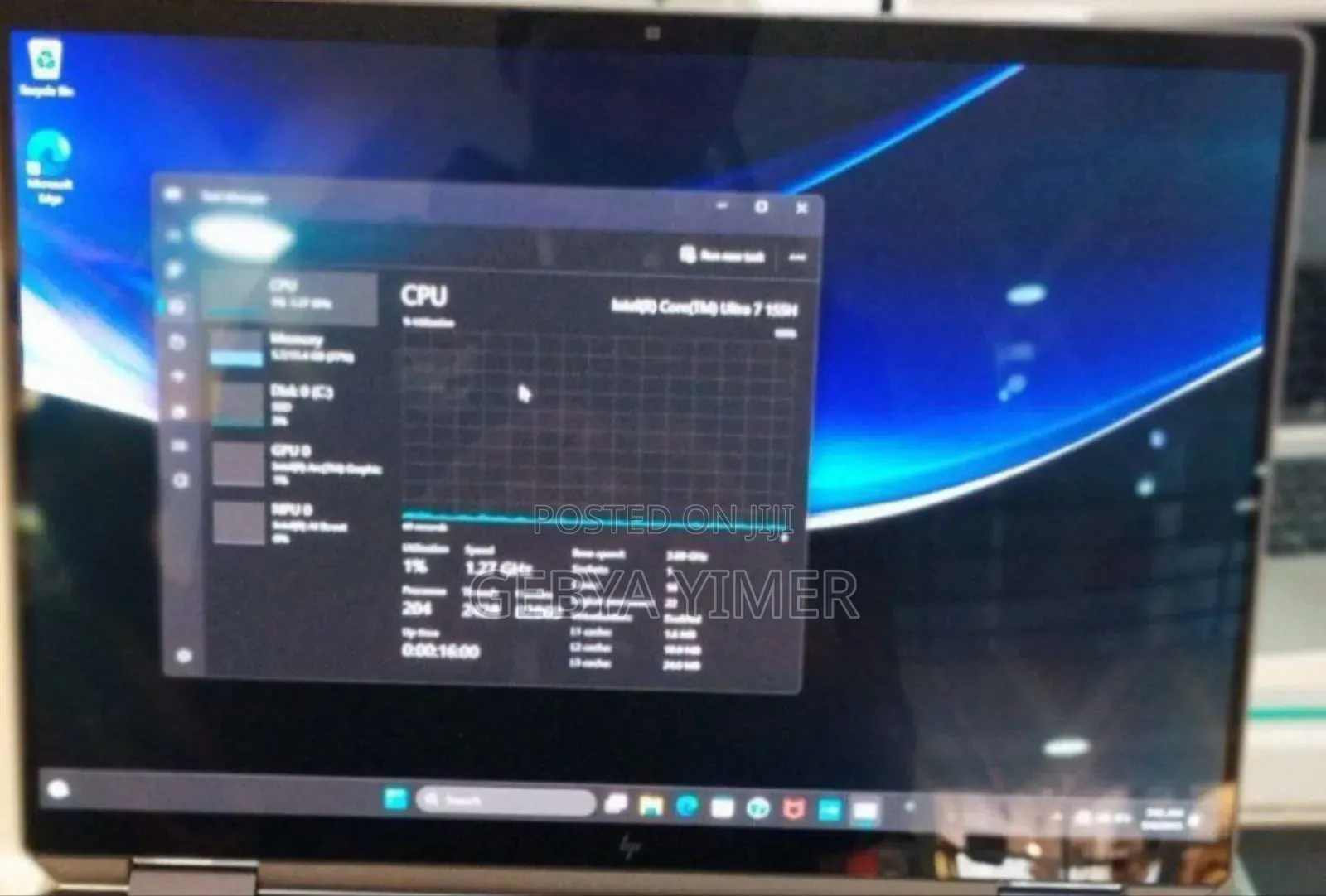 New Laptop HP Spectre X360 16GB Intel Core Ultra 7 SSD 1T