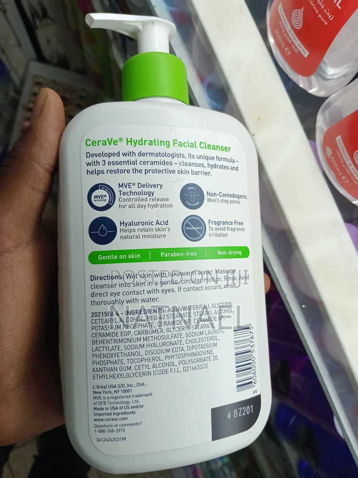 Cerave Hydrating Facial Cleansers