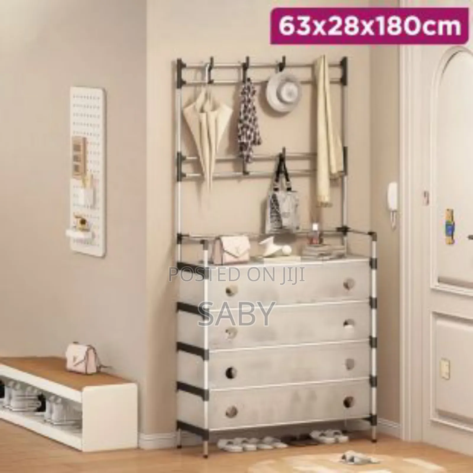 New Simple Floor Clothes Rack