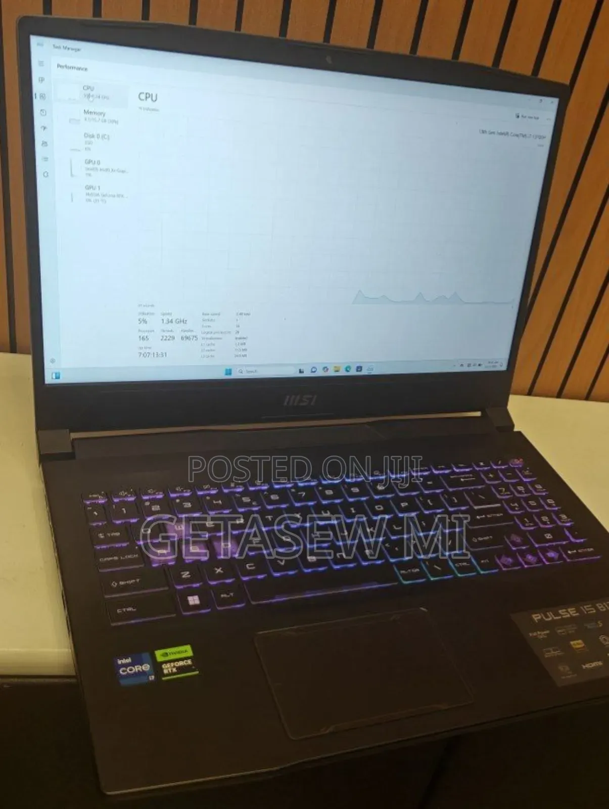 New Laptop MSI Katana 15 16GB Intel Core I7 SSD 1T