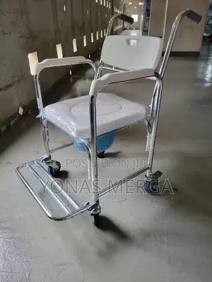 Photo - Multifunction船፮shower Chair Wheelchair~፼features: Includes a Toilet