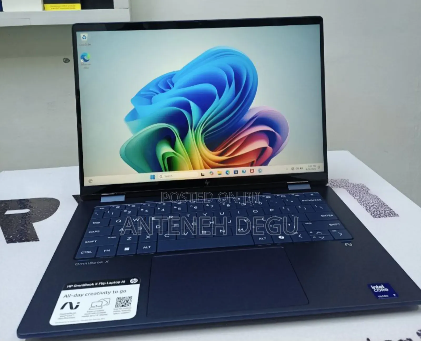 New Laptop HP OmniBook X Flip 14" 16GB Intel Core Ultra 7 SSD 1T