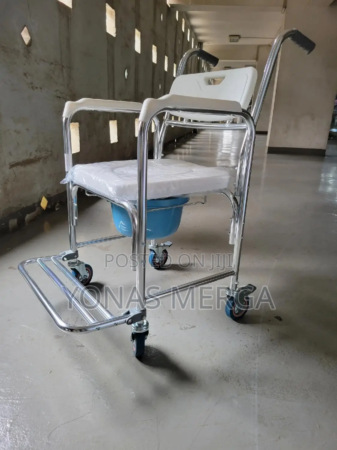 Toilet Chair椏፯pot#Popo∝∂Brakes Make This Shower Chair Commode Easily