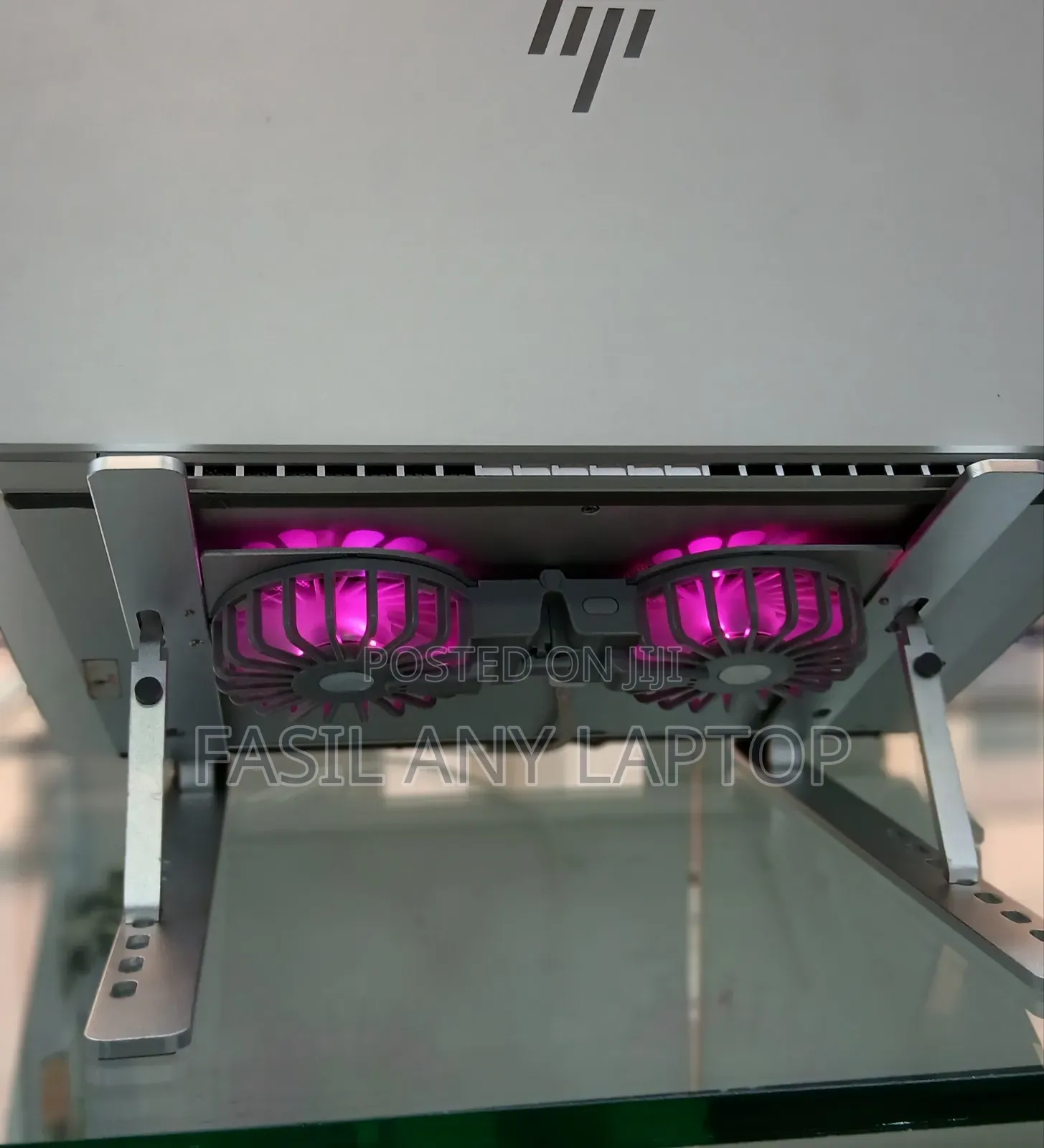 Laptop Stand With Fan RGB Light