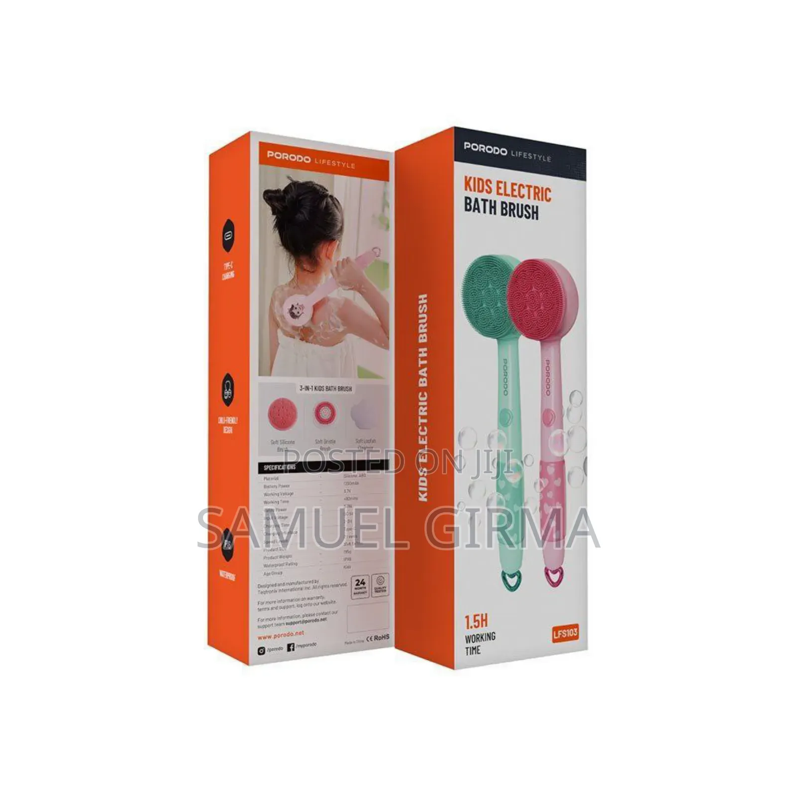 Porodo Kids Electric Bath Brush Original