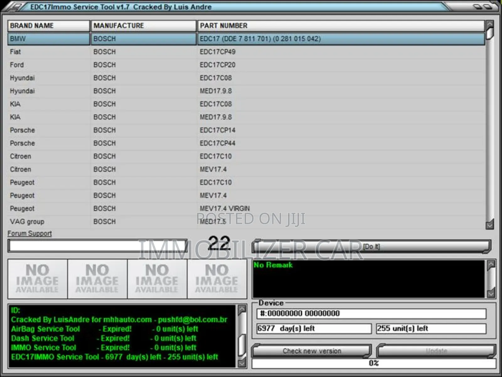 Latest 2024 Immo Service Tool V1.2 Car Repair Software Immo Off
