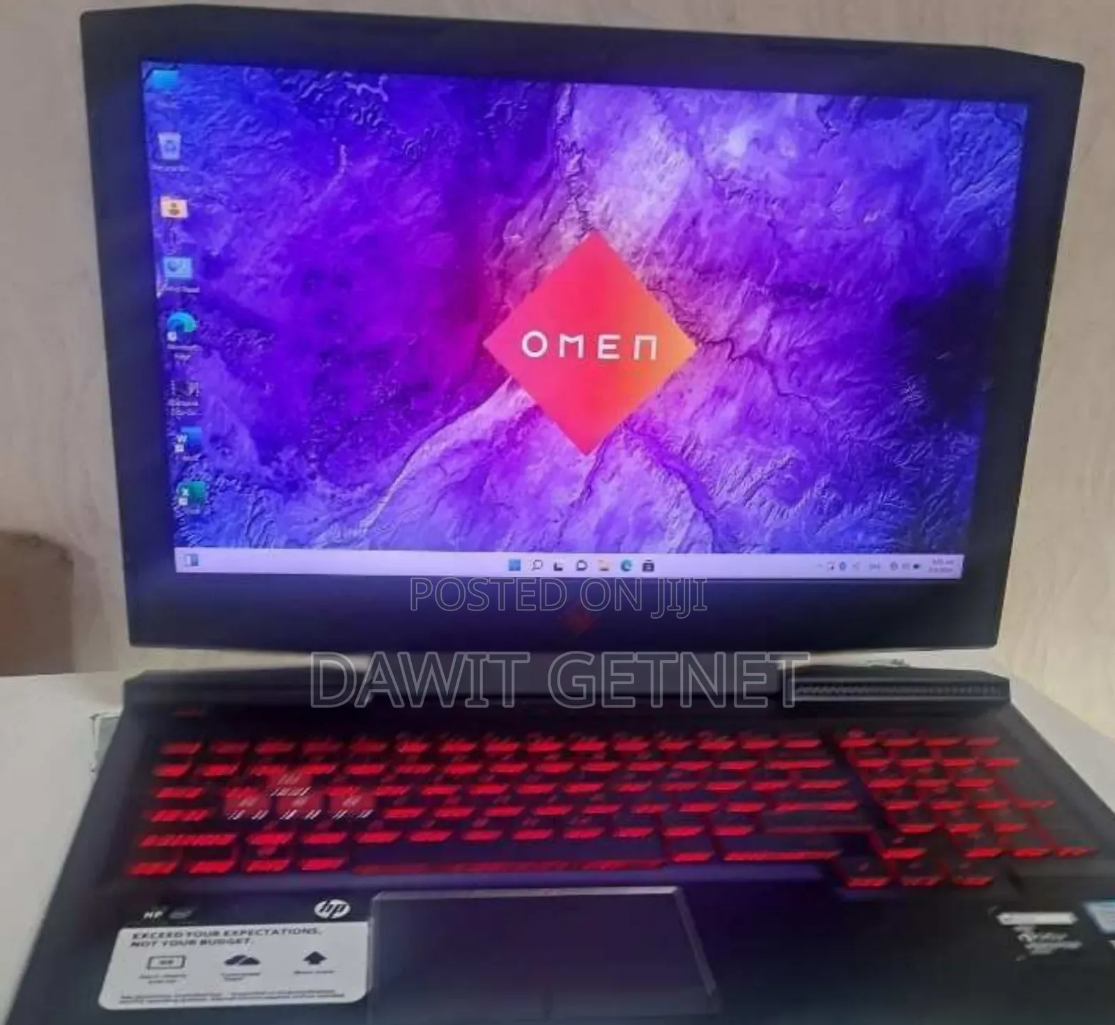 New Laptop HP Omen 15 8GB Intel Core I7 SSD 128GB