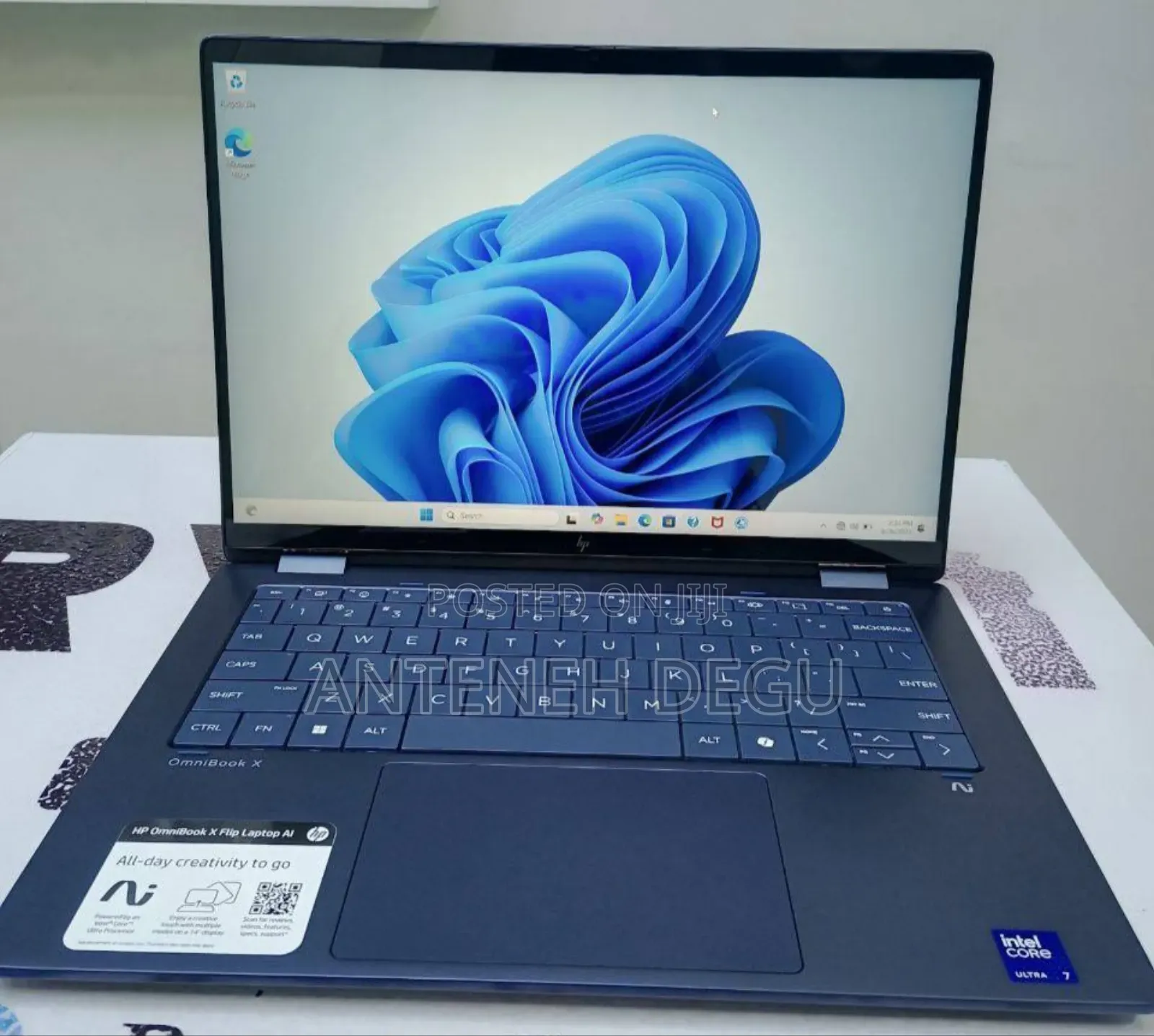 New Laptop HP OmniBook X Flip 14" 16GB Intel Core Ultra 7 SSD 1T