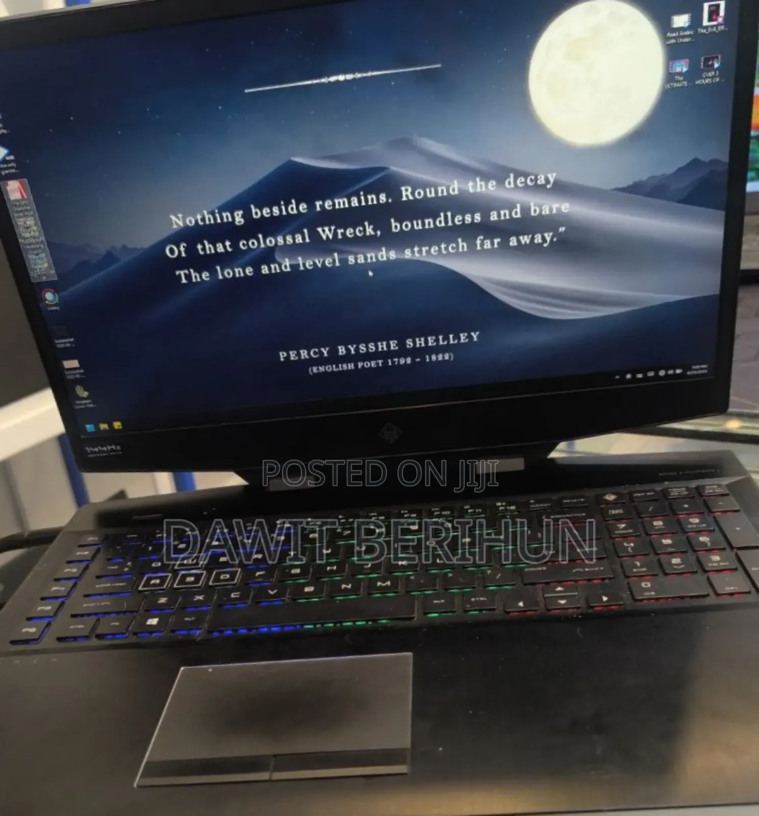 New Laptop HP Omen 17 16GB Intel Core i7 SSD 512GB