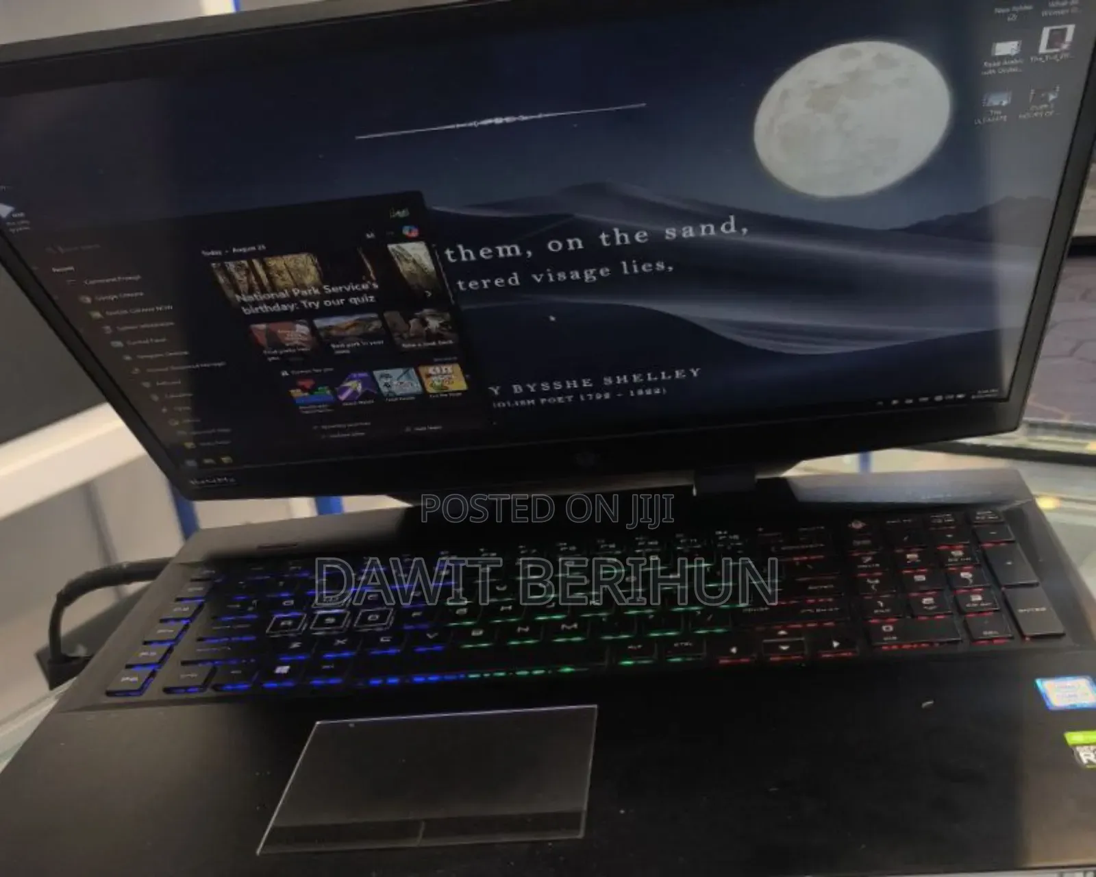 New Laptop HP Omen 17 16GB Intel Core i7 SSD 512GB