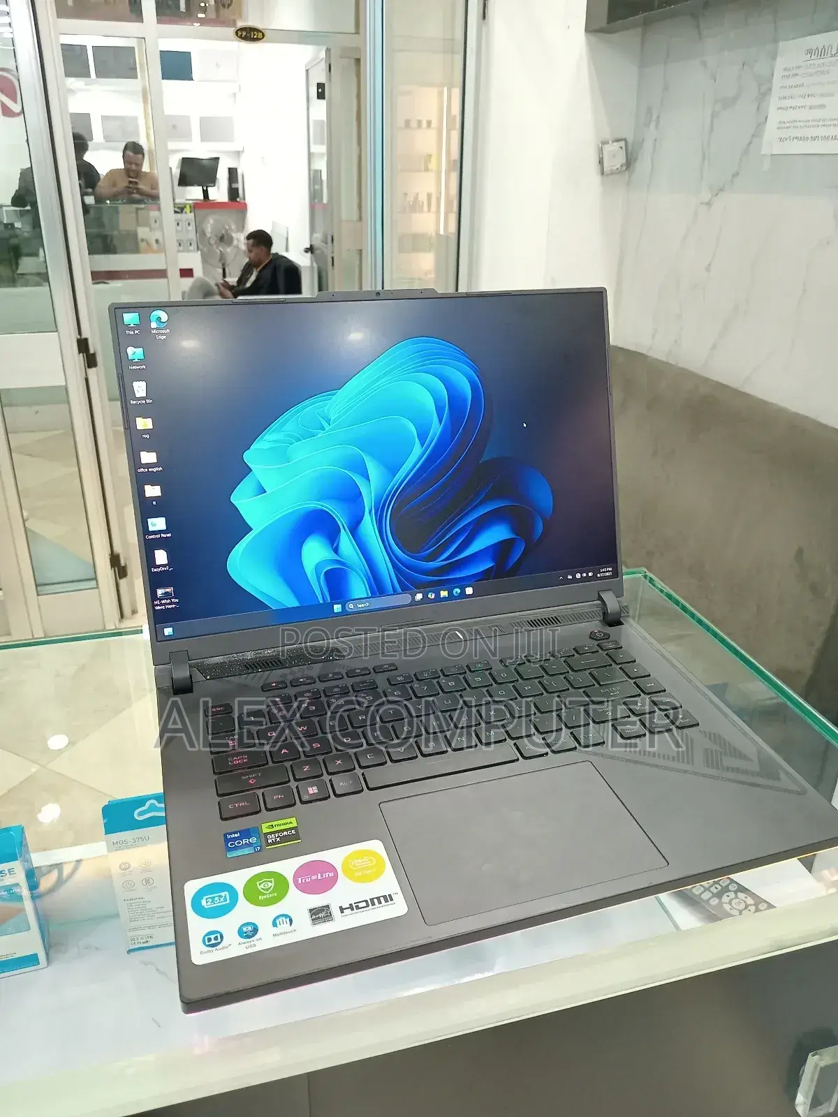 New Laptop Asus ROG Strix G16 G614 16GB Intel Core I7 SSD 1T