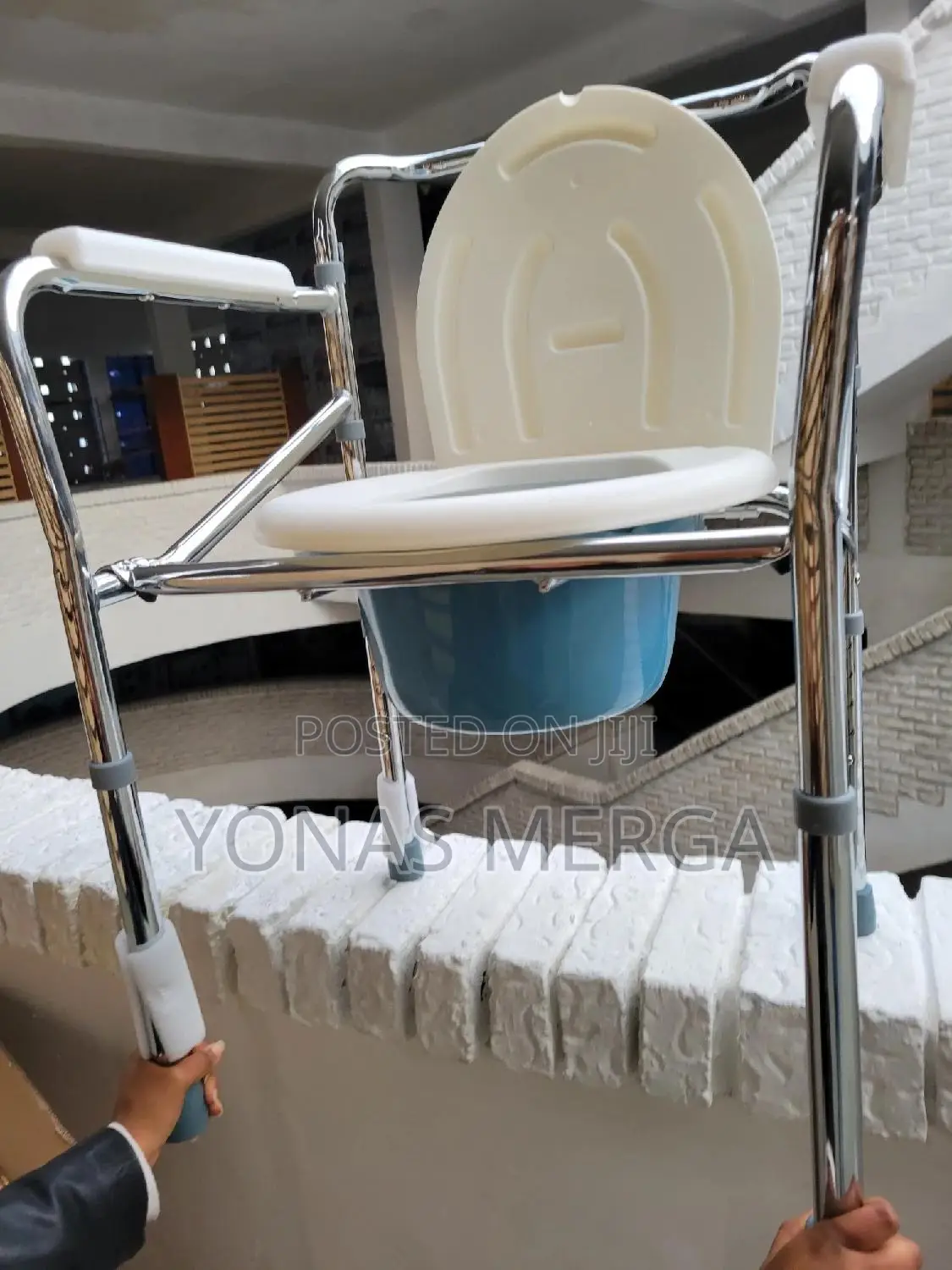 Commode+Toilet Chair吶፹pot×Popo Chair豔፸various Location Within the Home