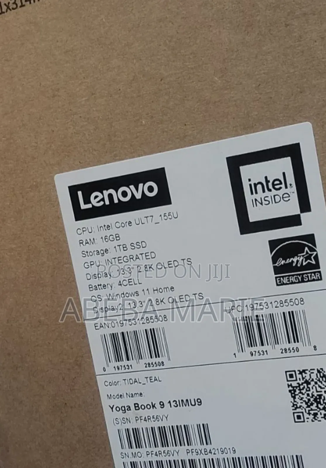 New Laptop Lenovo Yoga 710 16GB Intel Core Ultra 9 SSD 1T