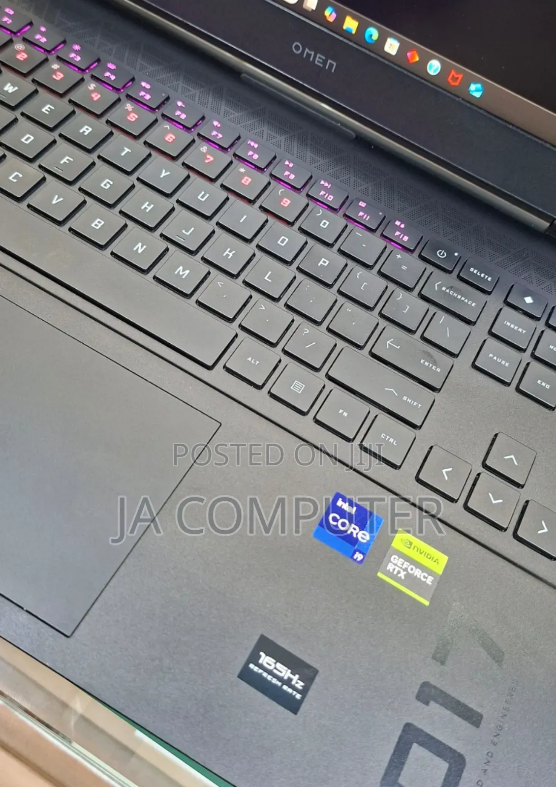 New Laptop HP Omen 17 32GB Intel Core i9 SSD 2T