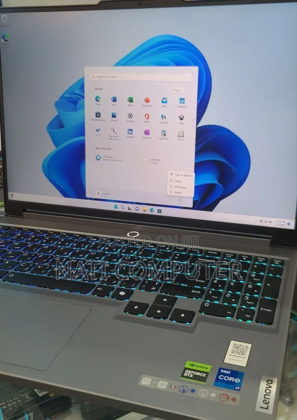 New Laptop Lenovo Legion 5 16GB Intel Core I7 SSD 1T