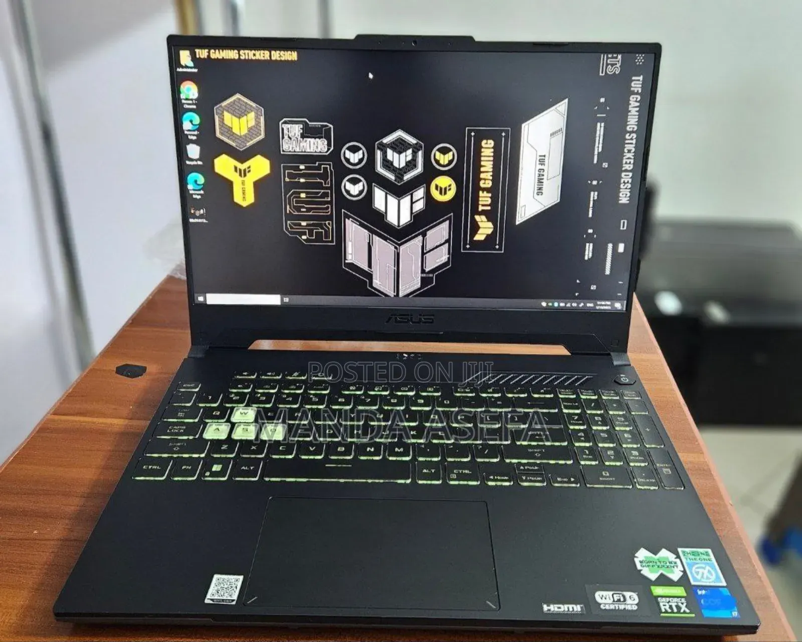 New Laptop Asus TUF Dash F15 16GB AMD Ryzen 7 SSD 512GB