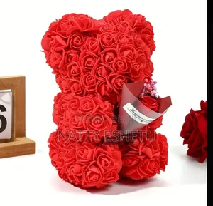 Photo - Artificial Rose Teddy Bear