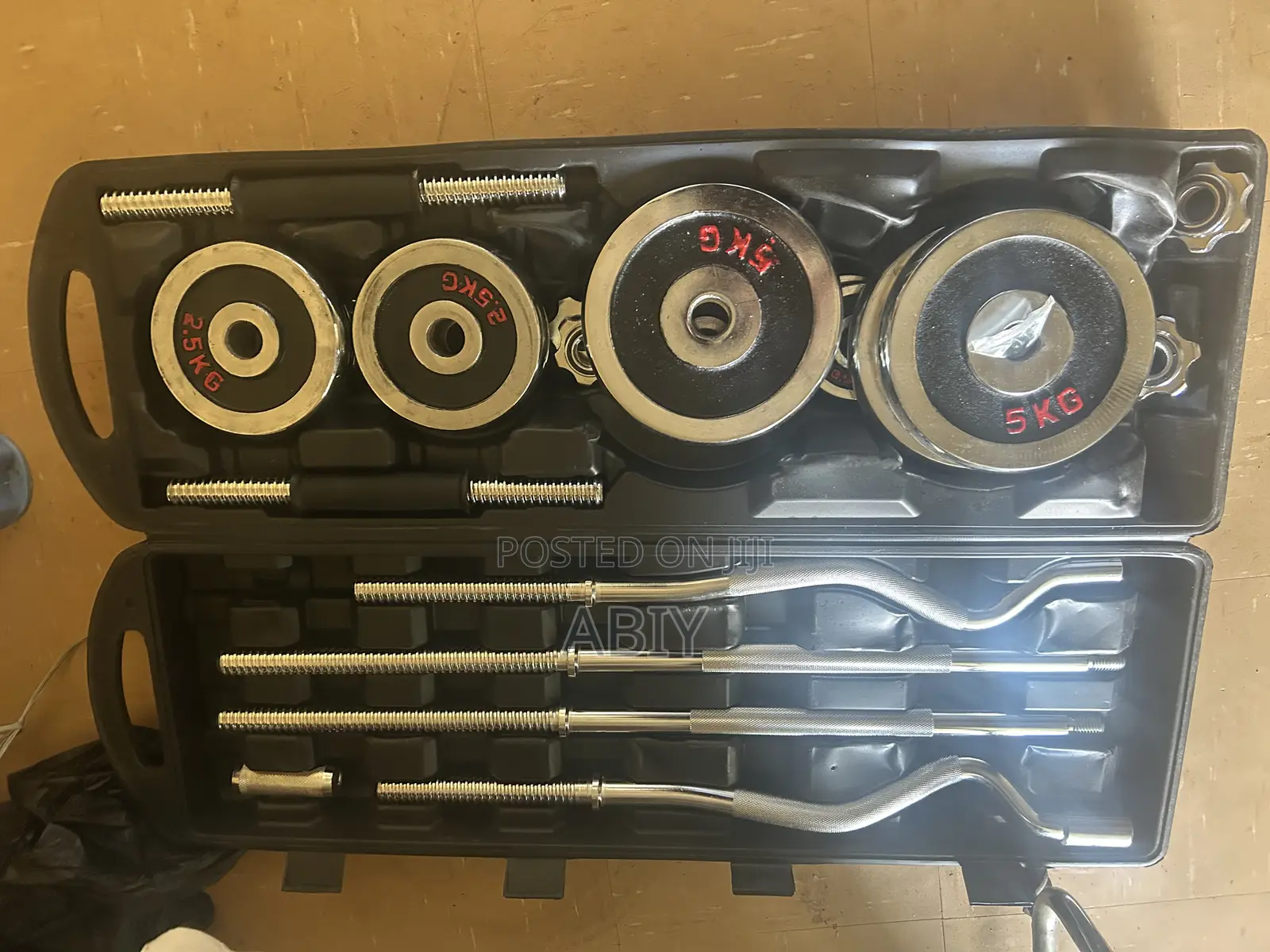 55 Kg Dumbell and Barbell