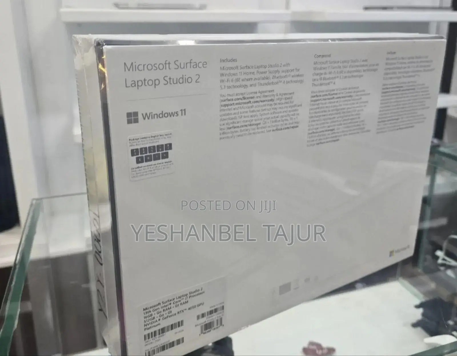 New Laptop Microsoft Surface 2 16GB Intel Core i7 SSD 512GB