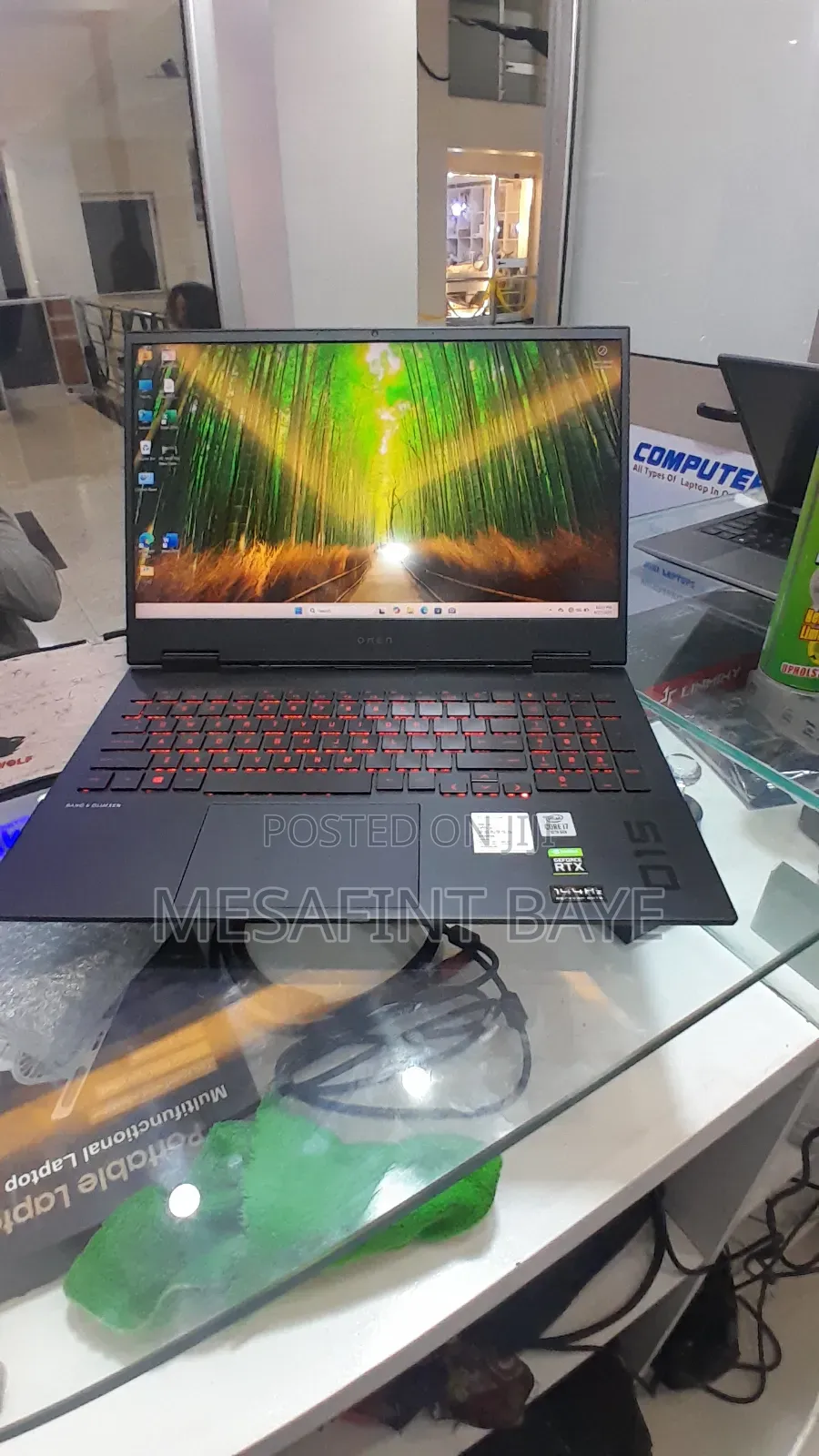 New Laptop HP Omen 15 16GB Intel Core I7 SSD 512GB