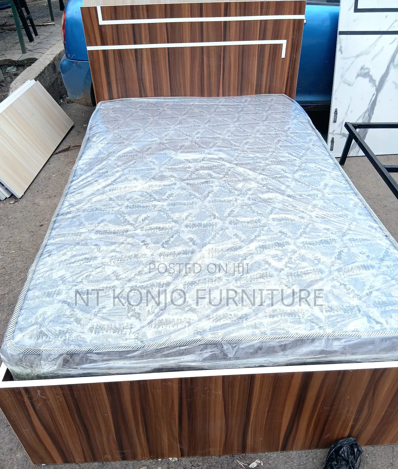 1.20 Meter Bed (አልጋ) ከ ፍራሽ ጋር