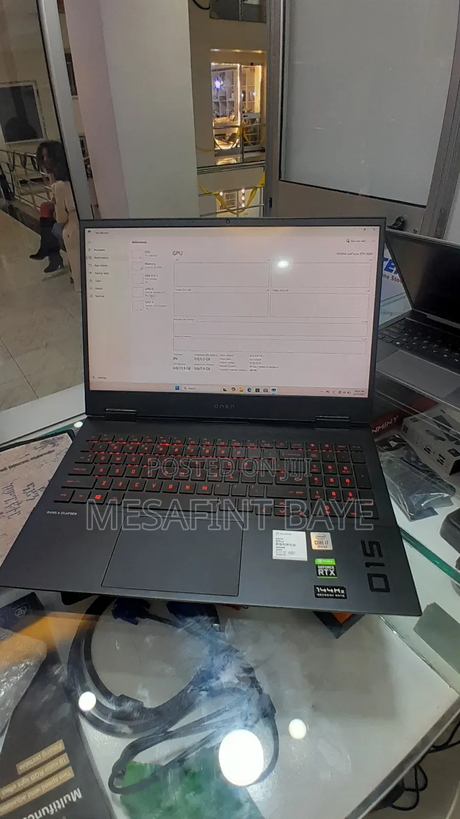 New Laptop HP Omen 15 16GB Intel Core I7 SSD 512GB