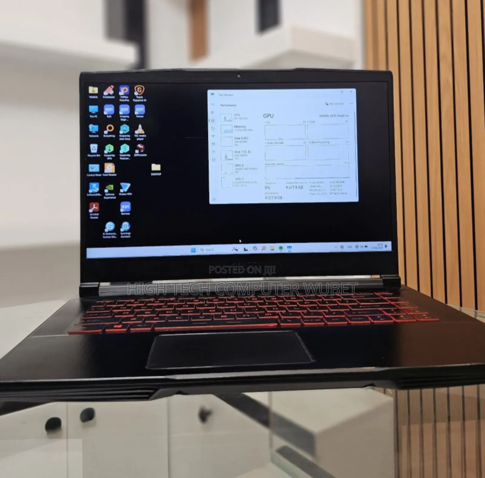 New Laptop MSI GF63 16GB Intel Core I7 SSD 512GB