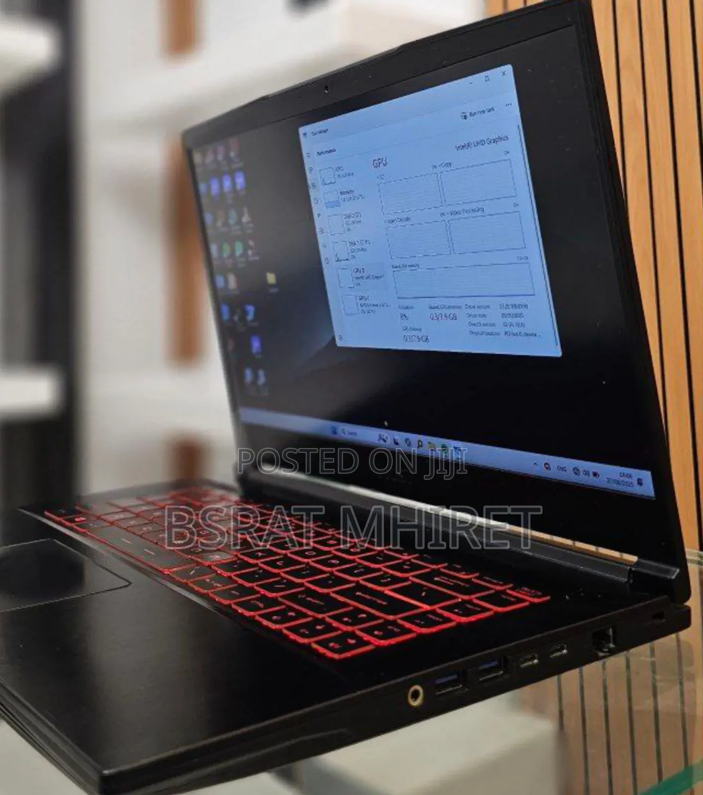 New Laptop MSI GF63 16GB Intel Core I7 SSD 1T