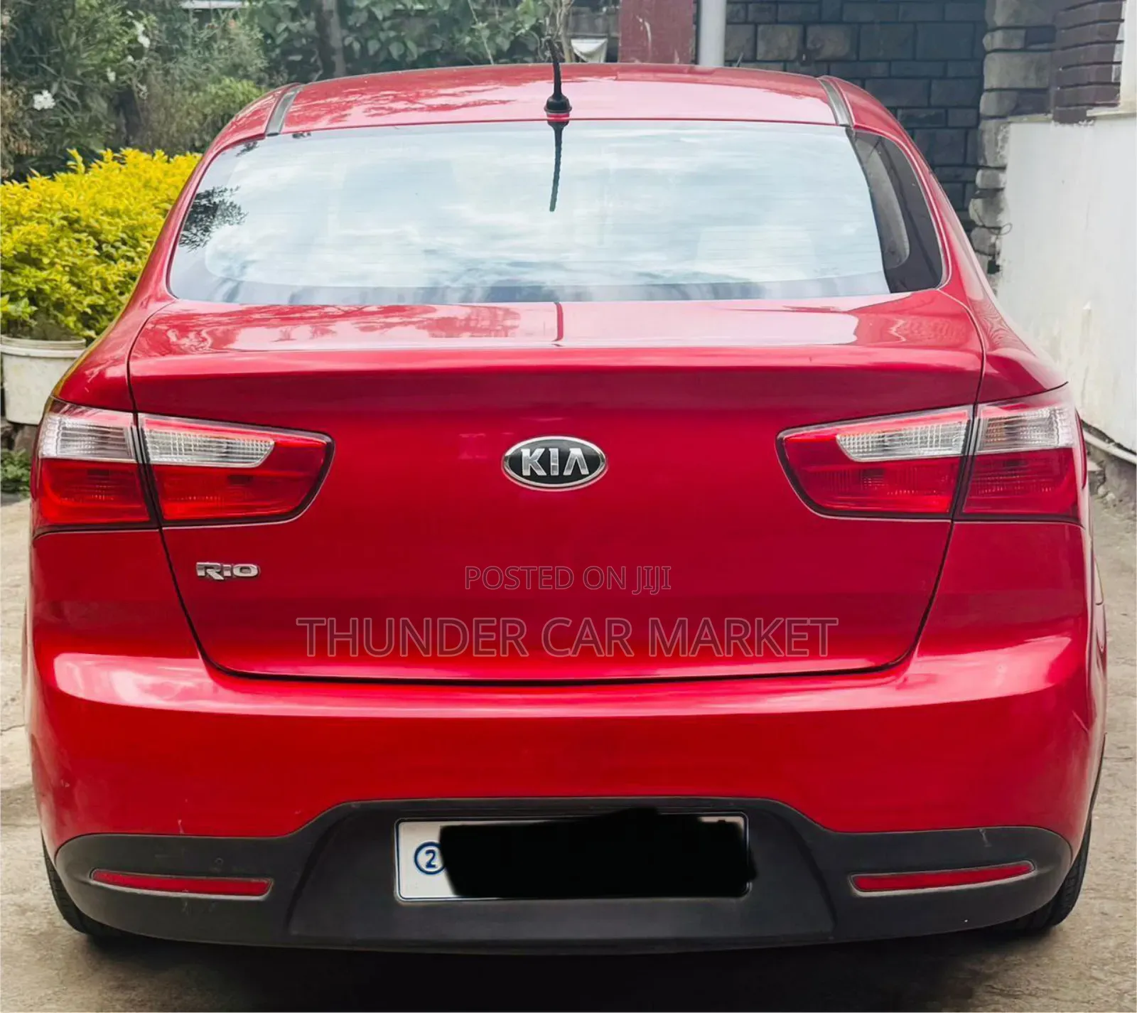 Kia Rio 2015 Red