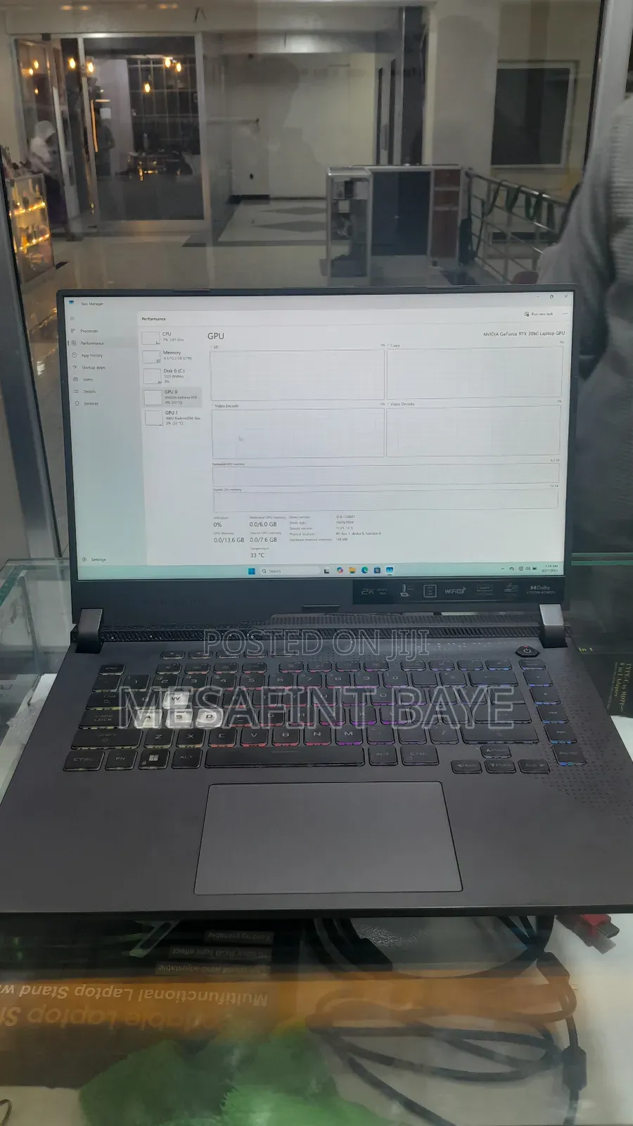New Laptop Asus ROG Strix G15 16GB AMD Ryzen 7 SSD 1T