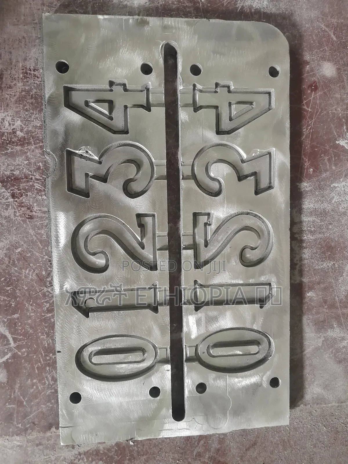 Number Candle Mold ( የቁጥር ሻማ ሞልድ)